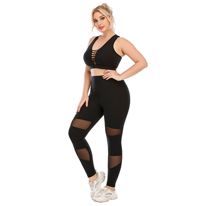 Workout Clothes Suit Plus Size Yoga Clothes Tight