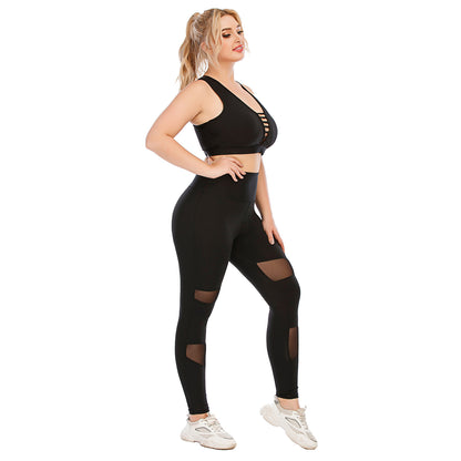 Workout Clothes Suit Plus Size Yoga Clothes Tight