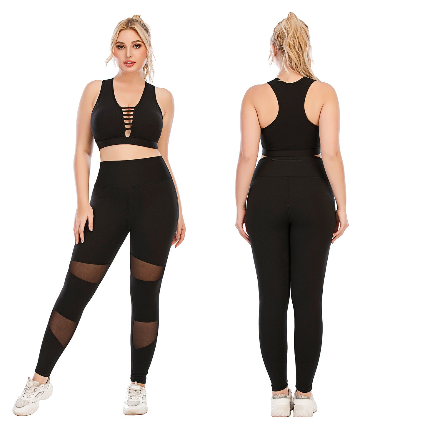 Workout Clothes Suit Plus Size Yoga Clothes Tight